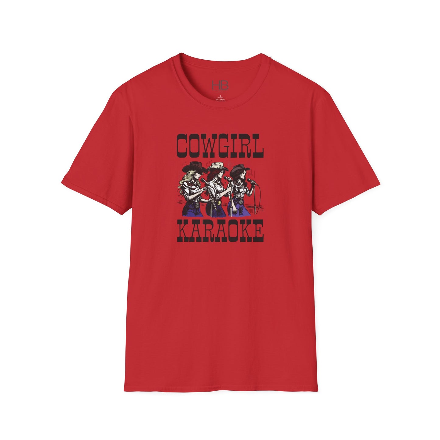 Cowgirl Karaoke Unisex Softstyle T-Shirt