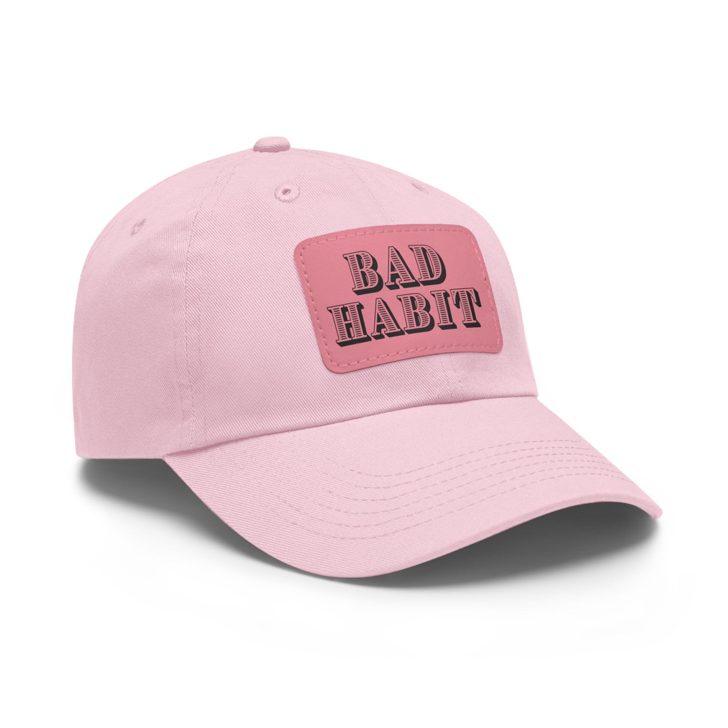 Bad Habit Hat with Leather Patch (Rectangle)