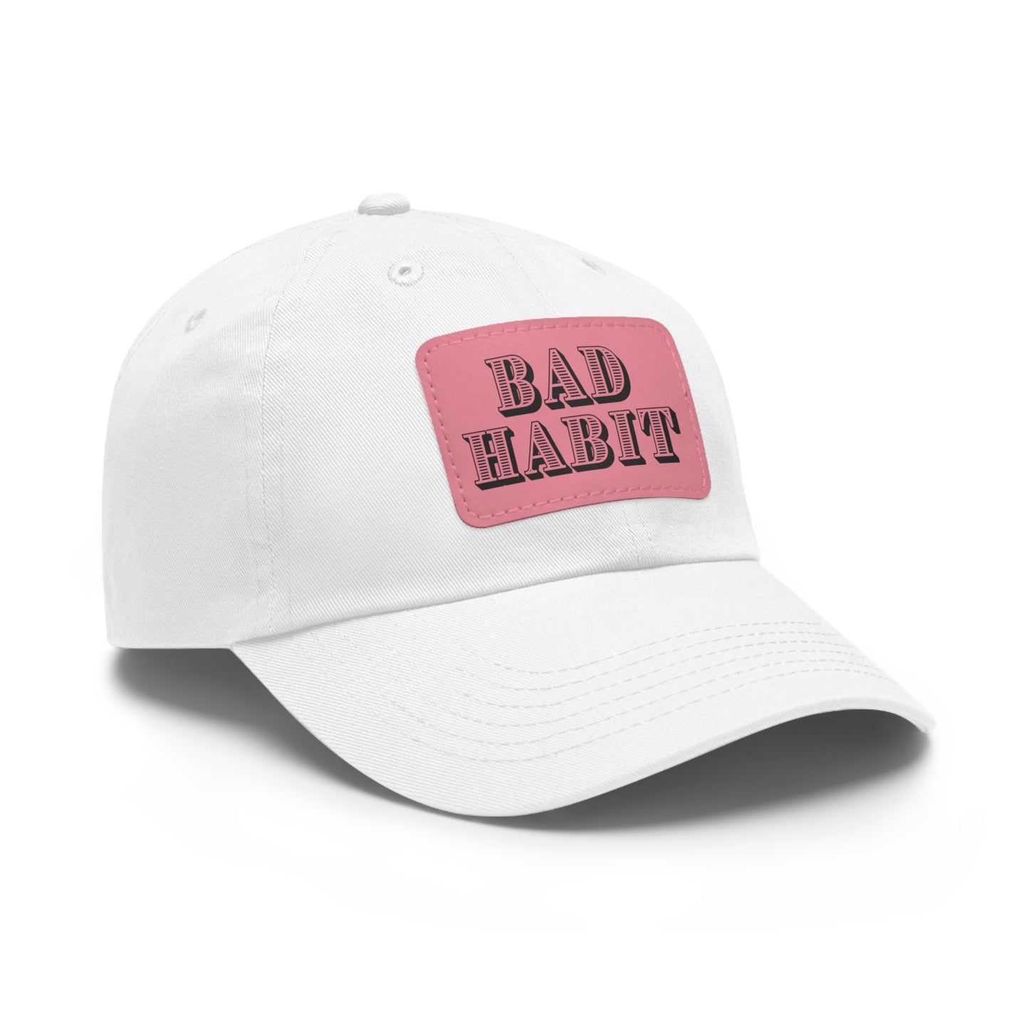 Bad Habit Hat with Leather Patch (Rectangle)