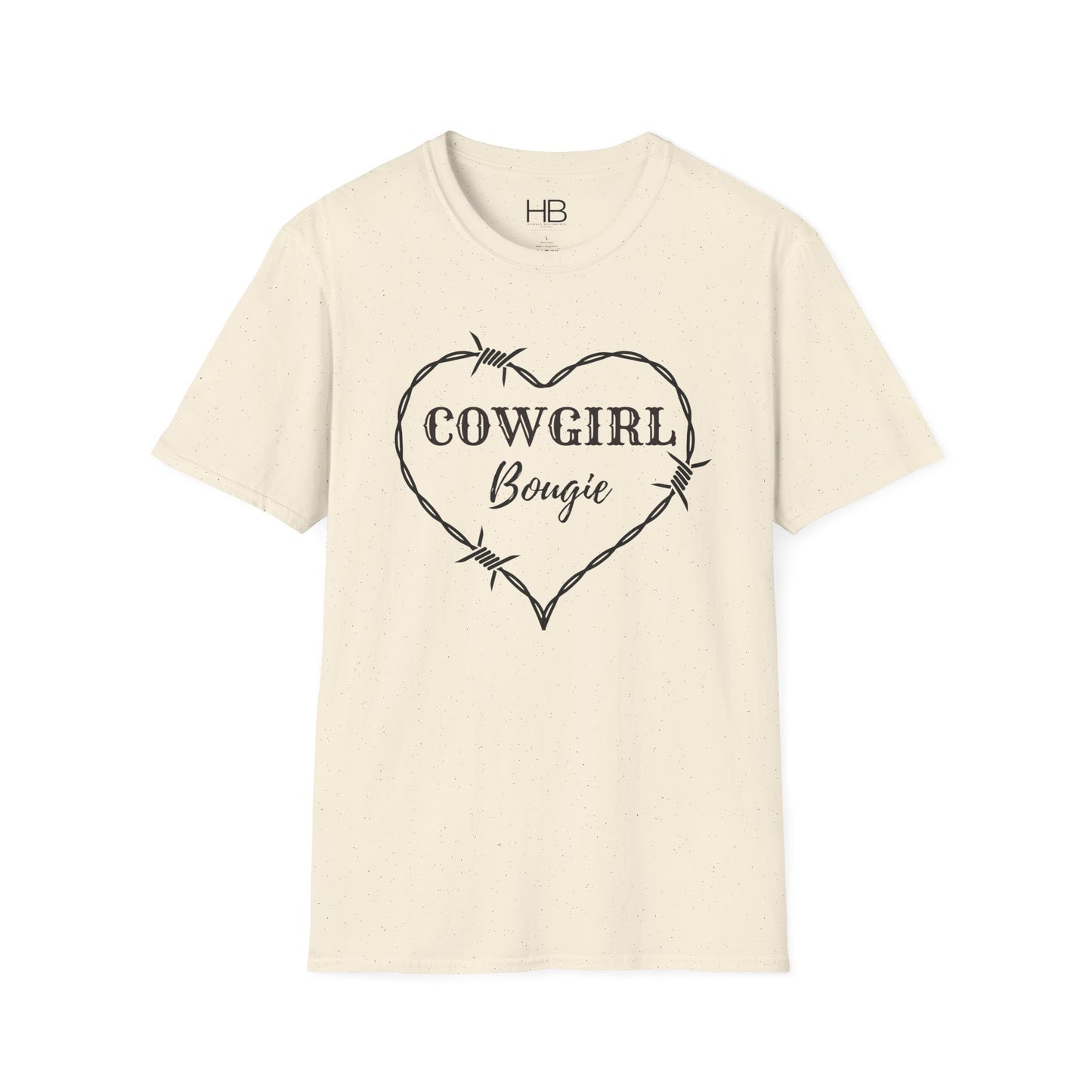 Cowgirl Bougie Barbed Heart Unisex Softstyle T-Shirt