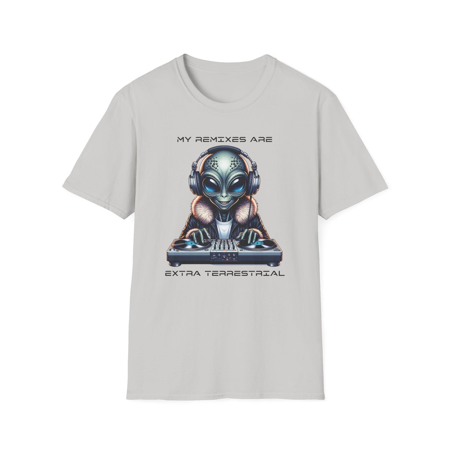 Alien DJ Unisex Softstyle T-Shirt