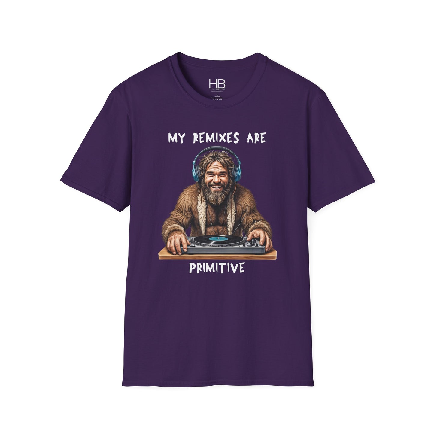 Caveman DJ Unisex Softstyle T-Shirt