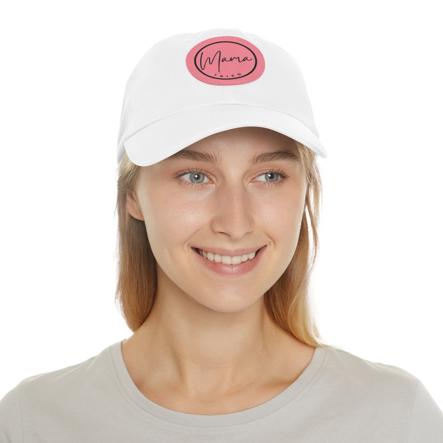 Mama Tried Hat with Leather Patch (Round)