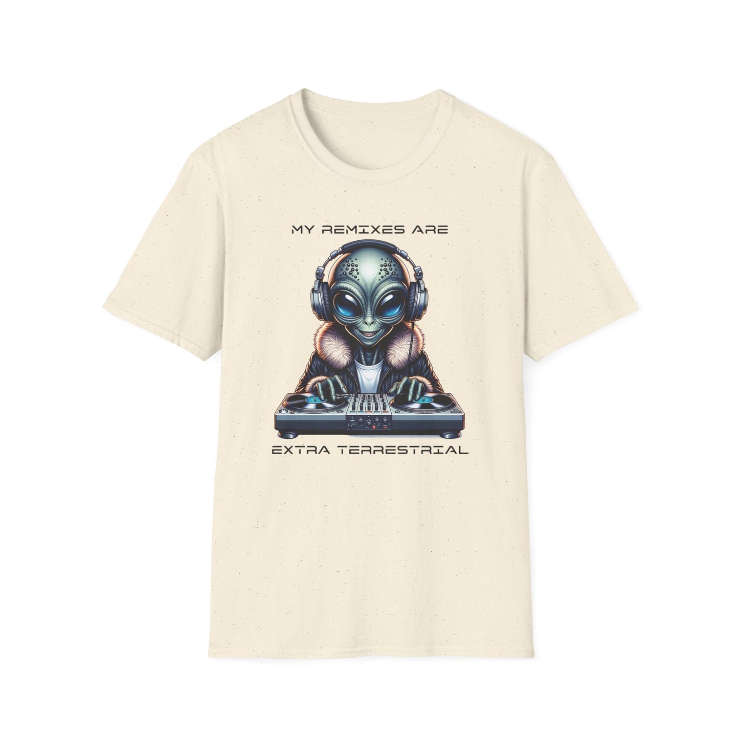 Alien DJ Unisex Softstyle T-Shirt