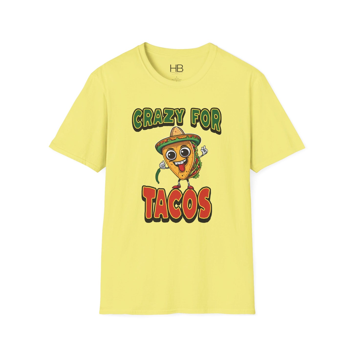 Crazy For Tacos Unisex Softstyle T-Shirt