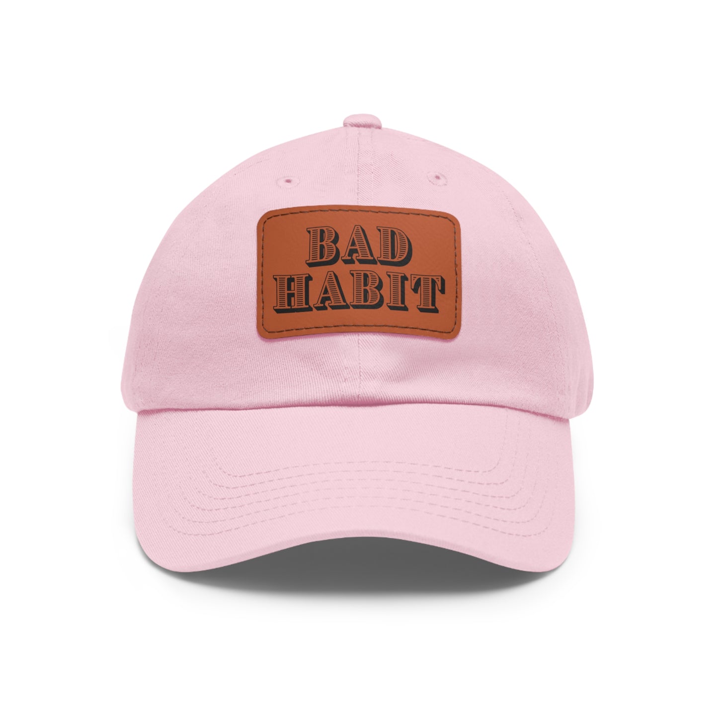 Bad Habit Hat with Leather Patch (Rectangle)