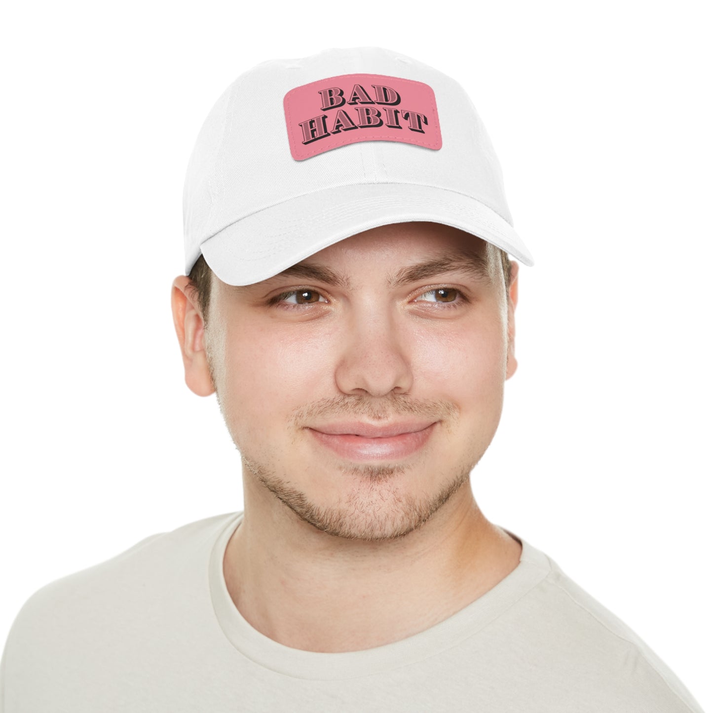 Bad Habit Hat with Leather Patch (Rectangle)