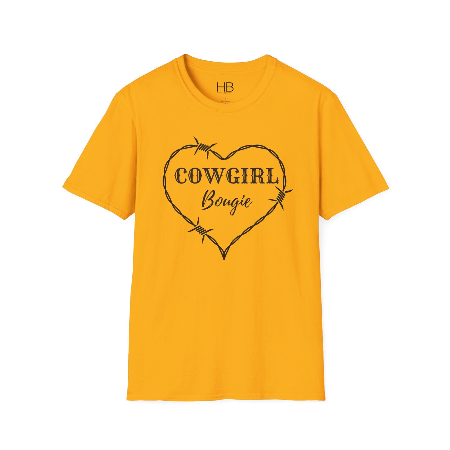 Cowgirl Bougie Barbed Heart Unisex Softstyle T-Shirt