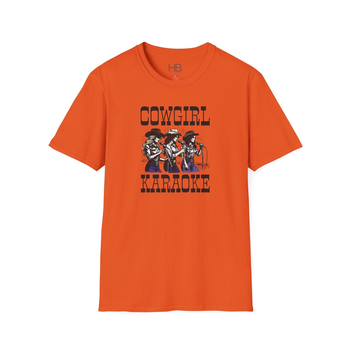 Cowgirl Karaoke Unisex Softstyle T-Shirt