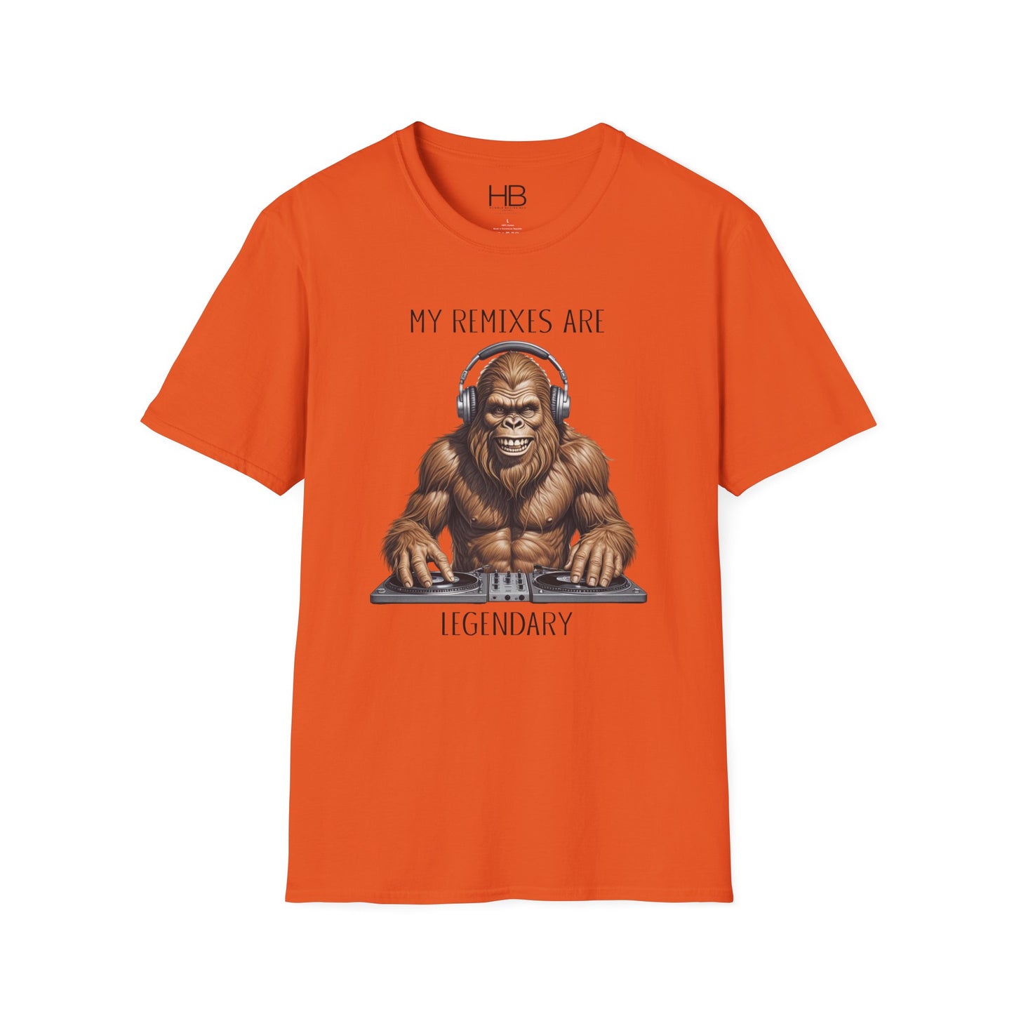 Sasquatch DJ Unisex Softstyle T-Shirt