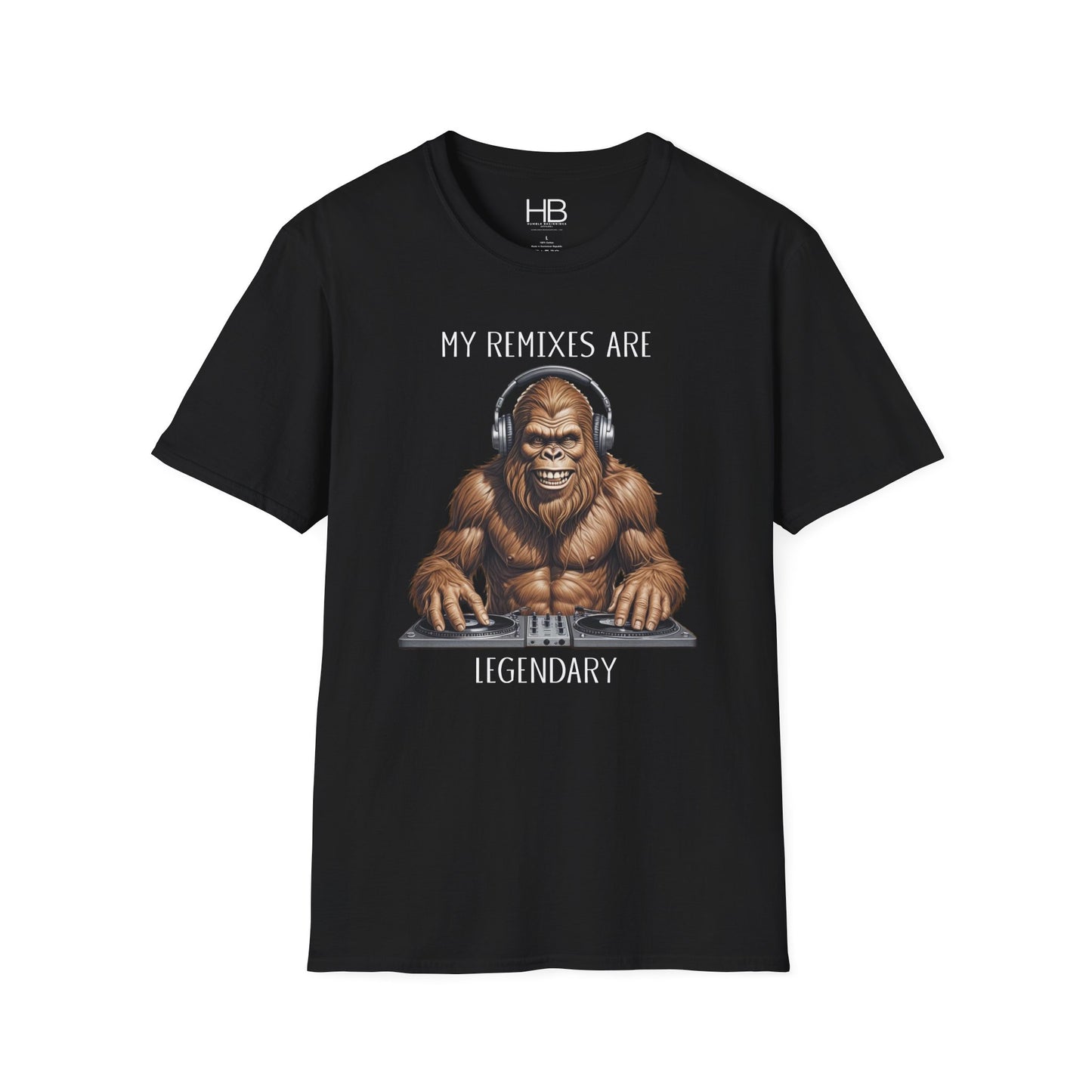 Sasquatch DJ Unisex Softstyle T-Shirt