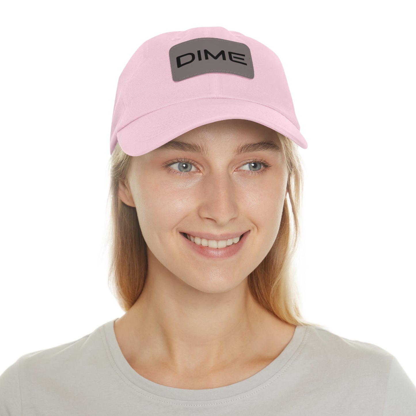 Dime Hat with Leather Patch (Rectangle)