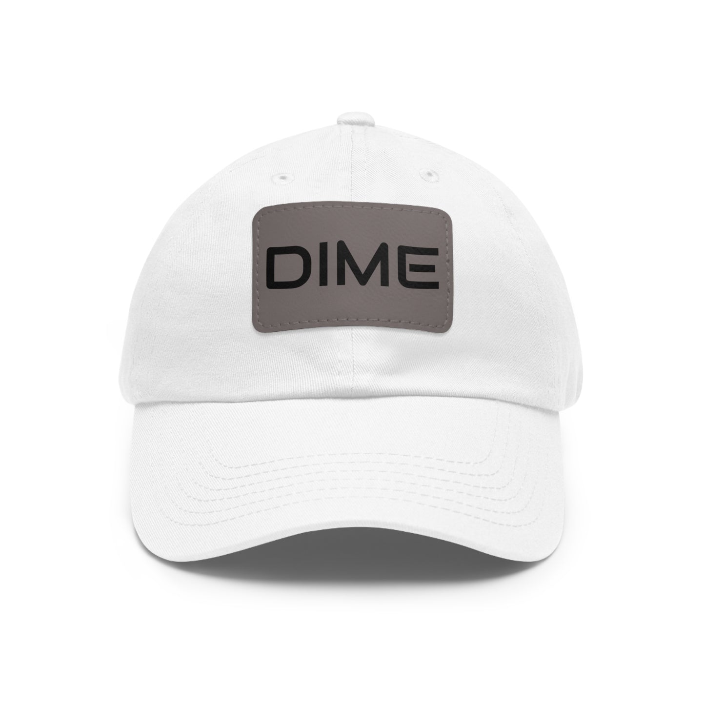 Dime Hat with Leather Patch (Rectangle)