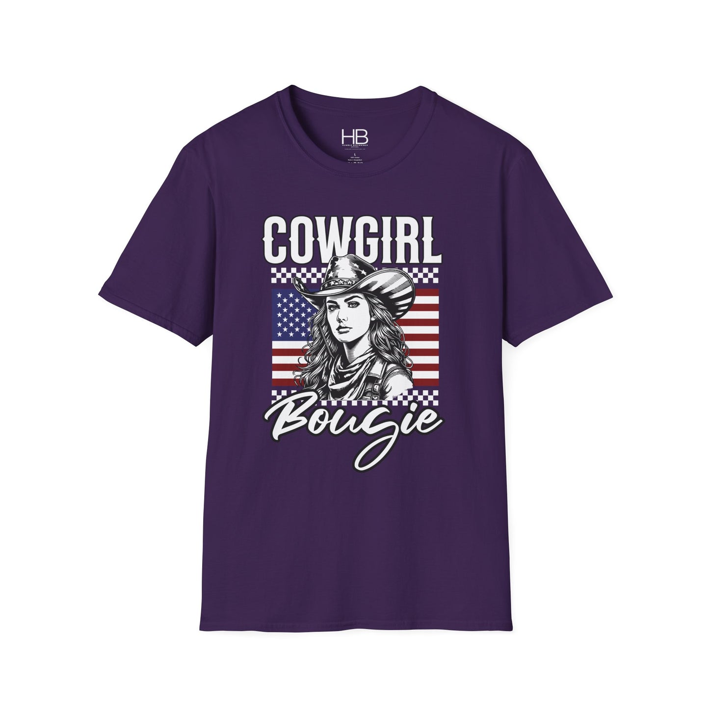 Cowgirl Bougie Flag T-Shirt