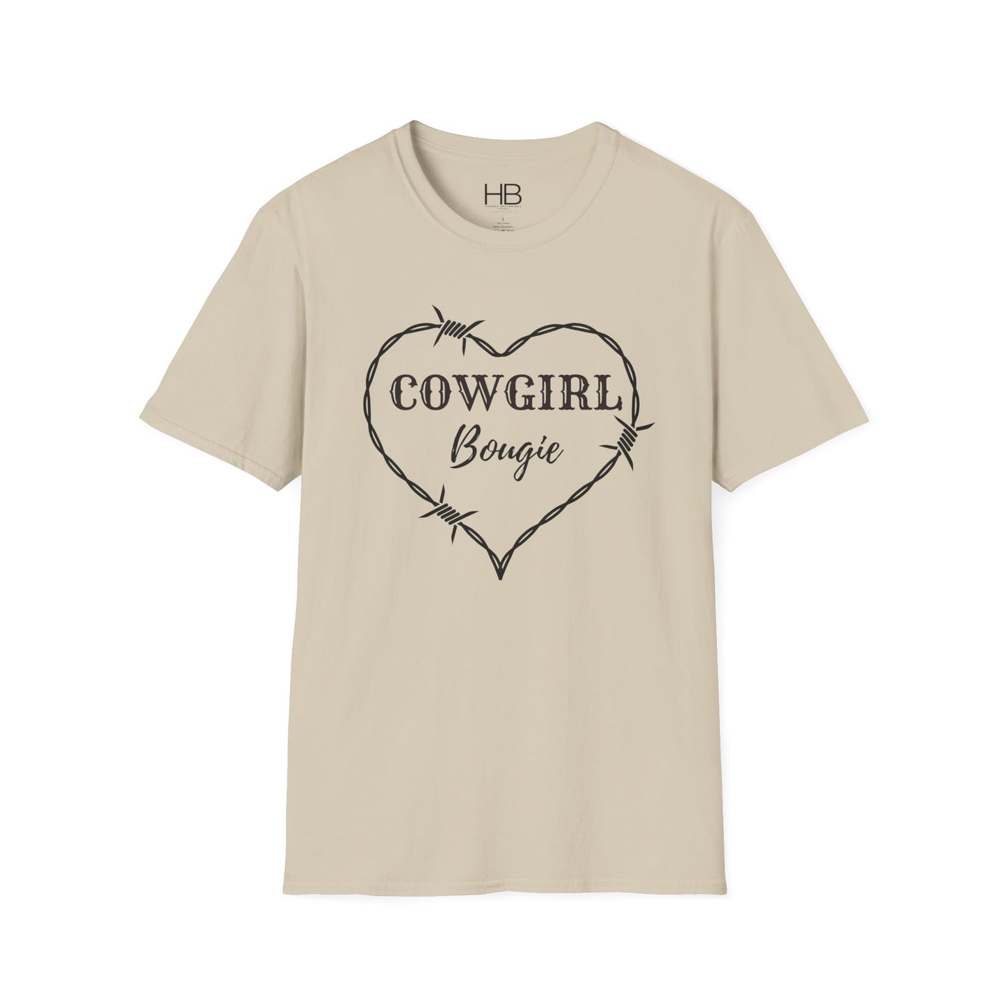 Cowgirl Bougie Barbed Heart Unisex Softstyle T-Shirt
