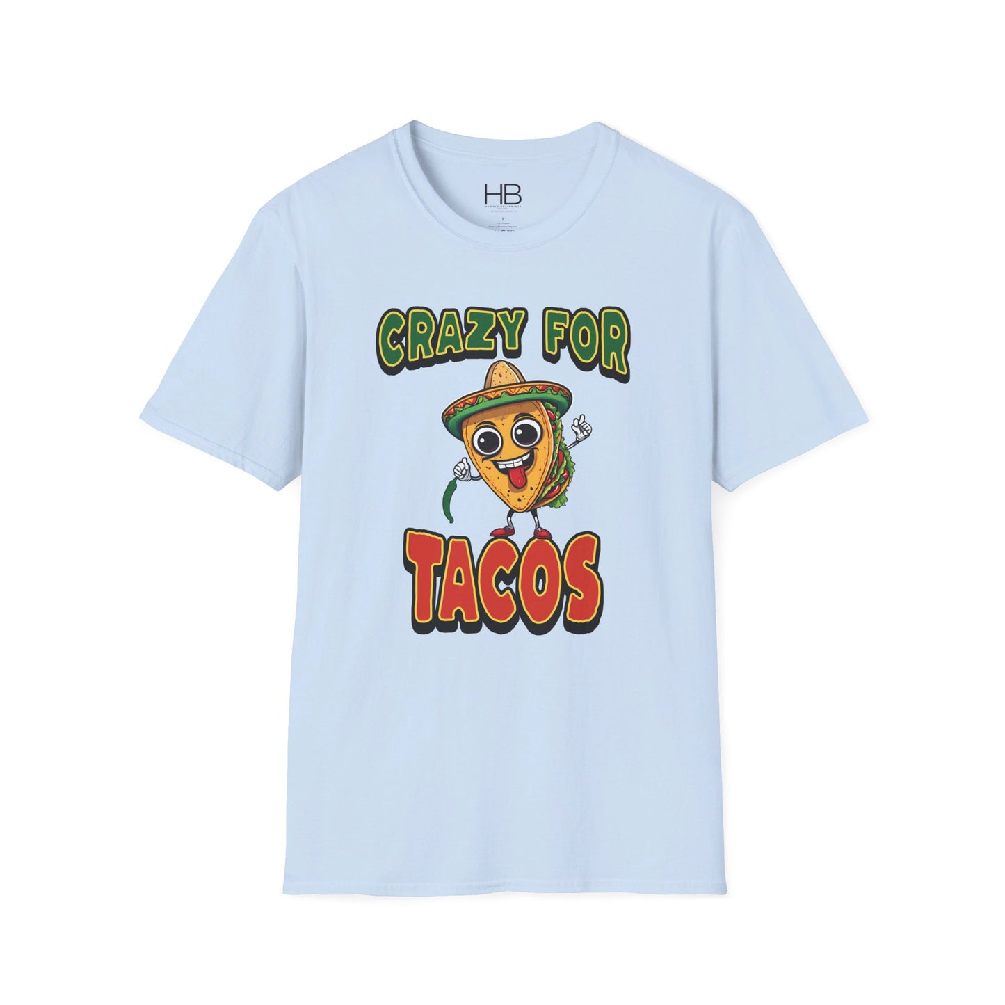 Crazy For Tacos Unisex Softstyle T-Shirt