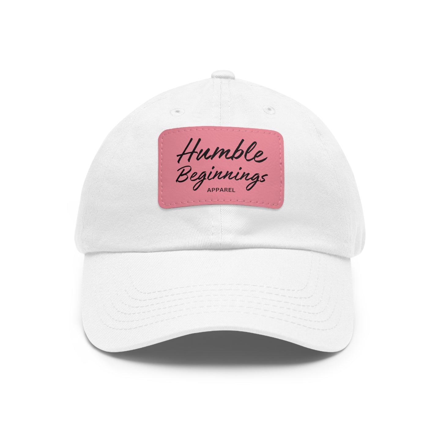 Humble Beginnings Hat with Leather Patch (Rectangle)