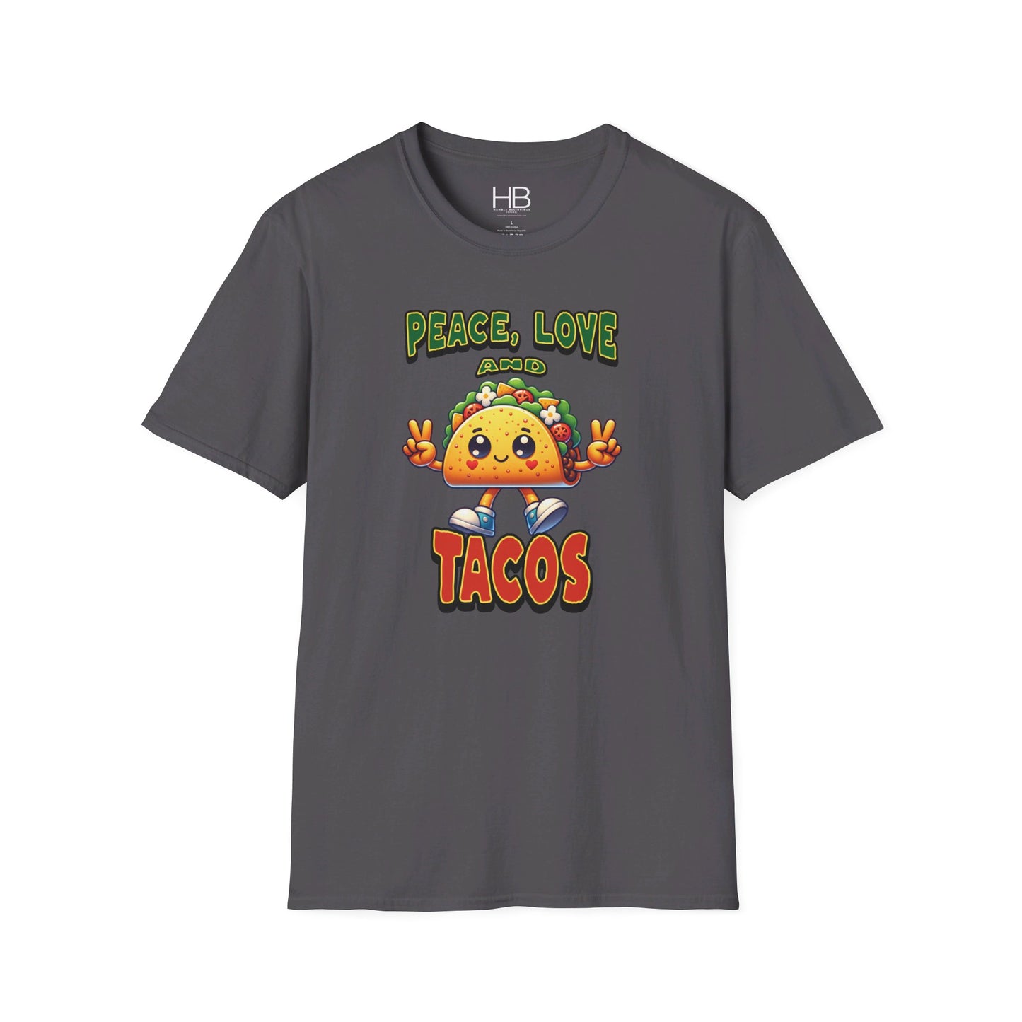 Peace Love and Tacos Unisex Softstyle T-Shirt