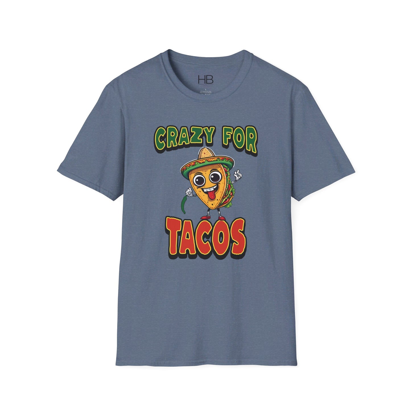 Crazy For Tacos Unisex Softstyle T-Shirt