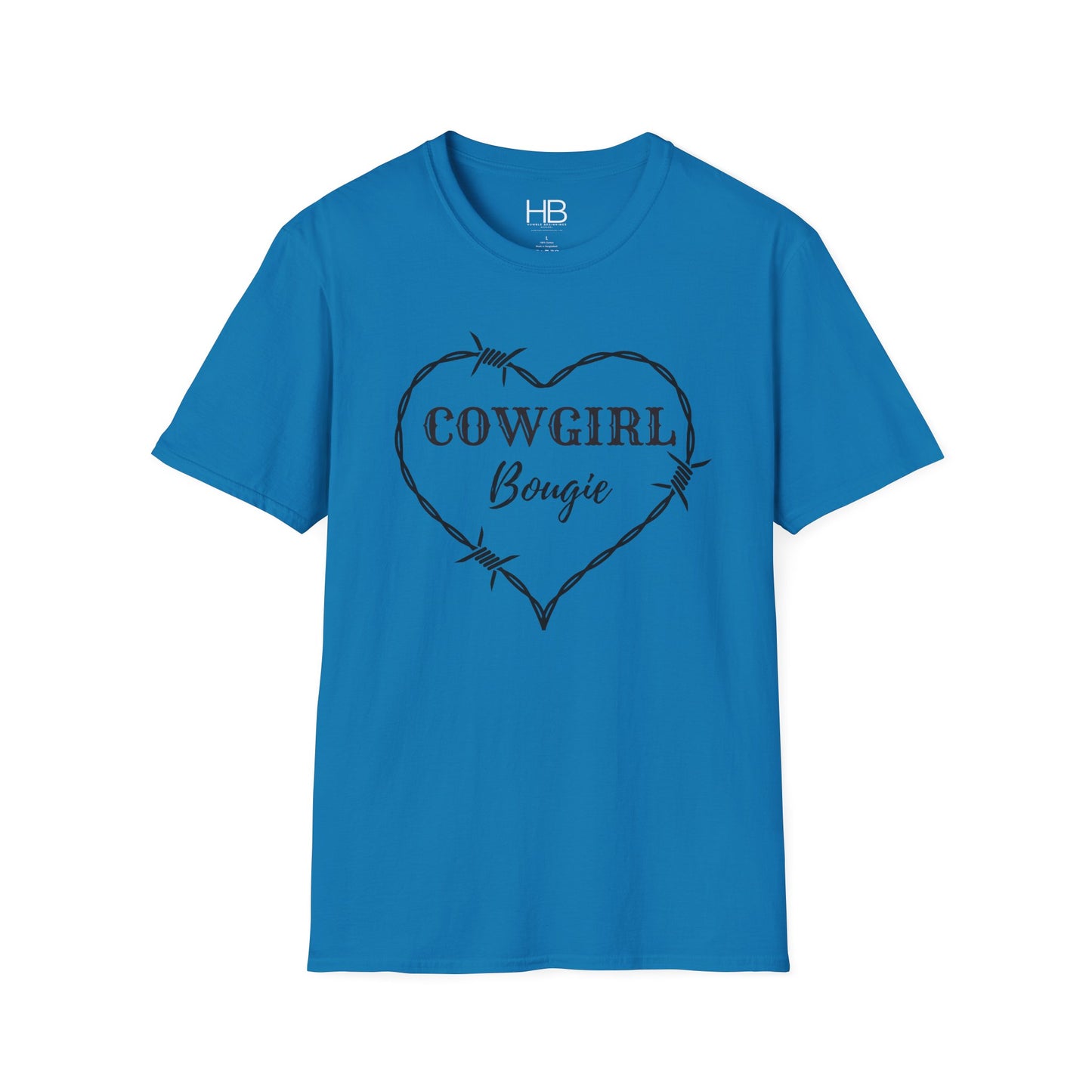 Cowgirl Bougie Barbed Heart Unisex Softstyle T-Shirt