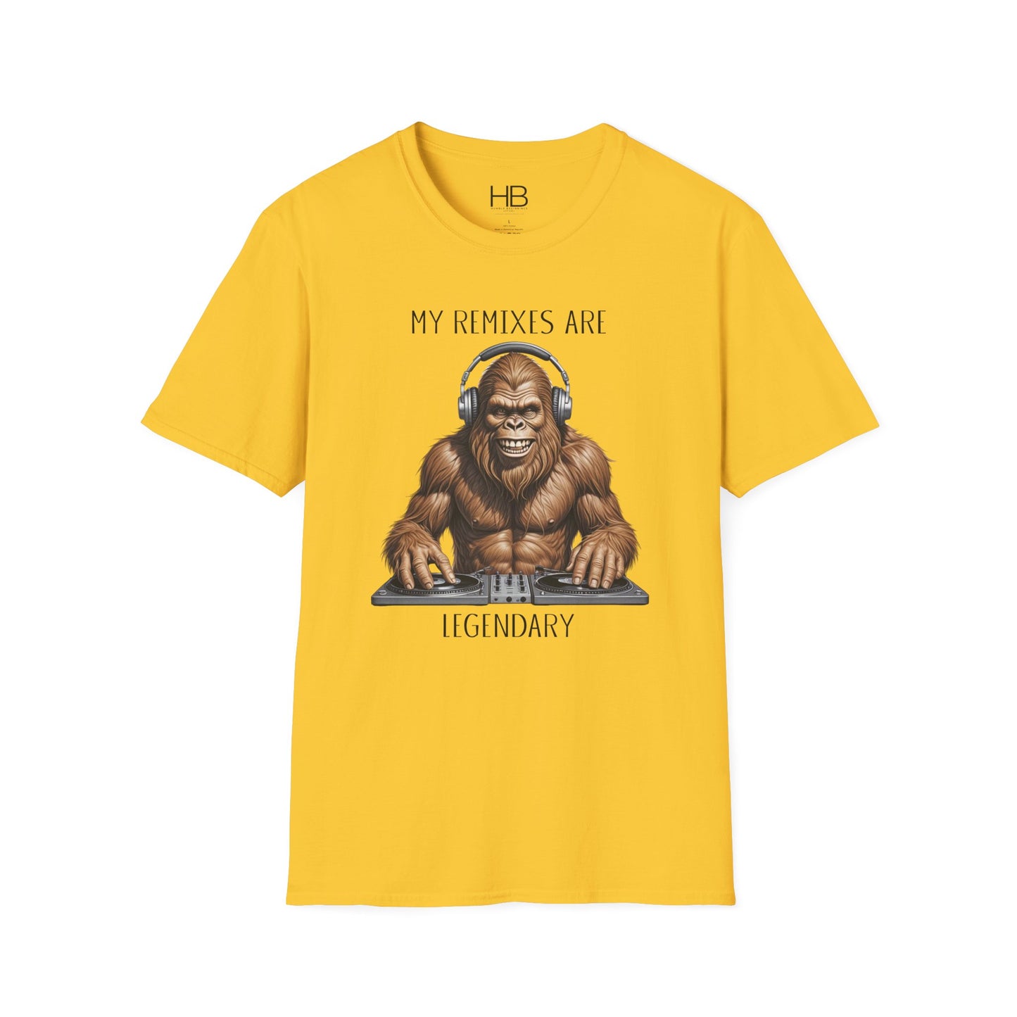 Sasquatch DJ Unisex Softstyle T-Shirt