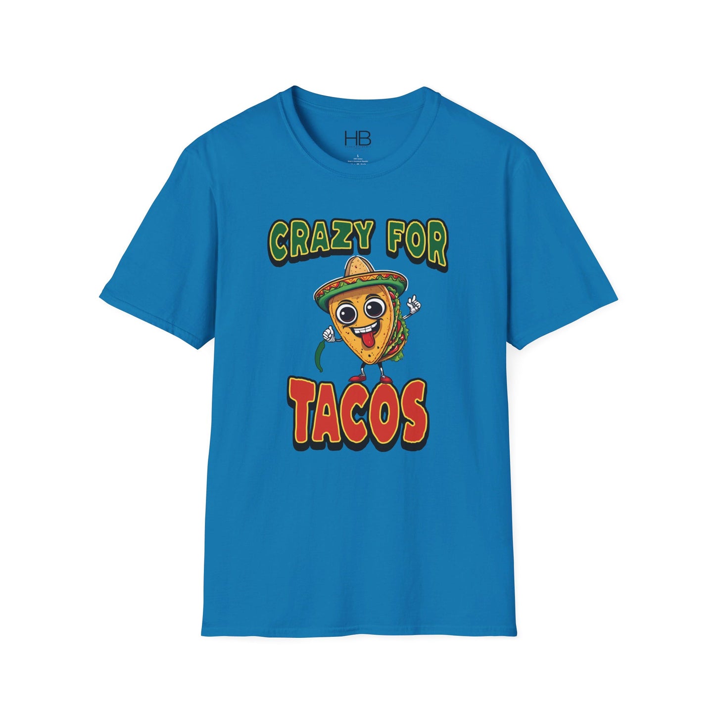 Crazy For Tacos Unisex Softstyle T-Shirt