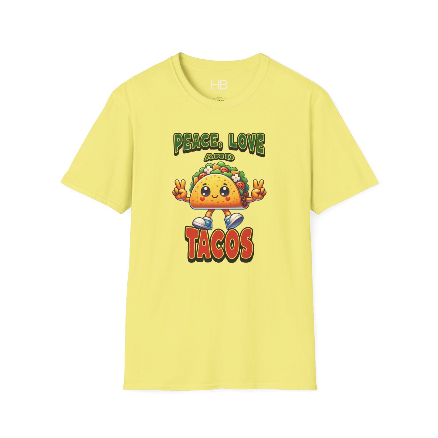Peace Love and Tacos Unisex Softstyle T-Shirt