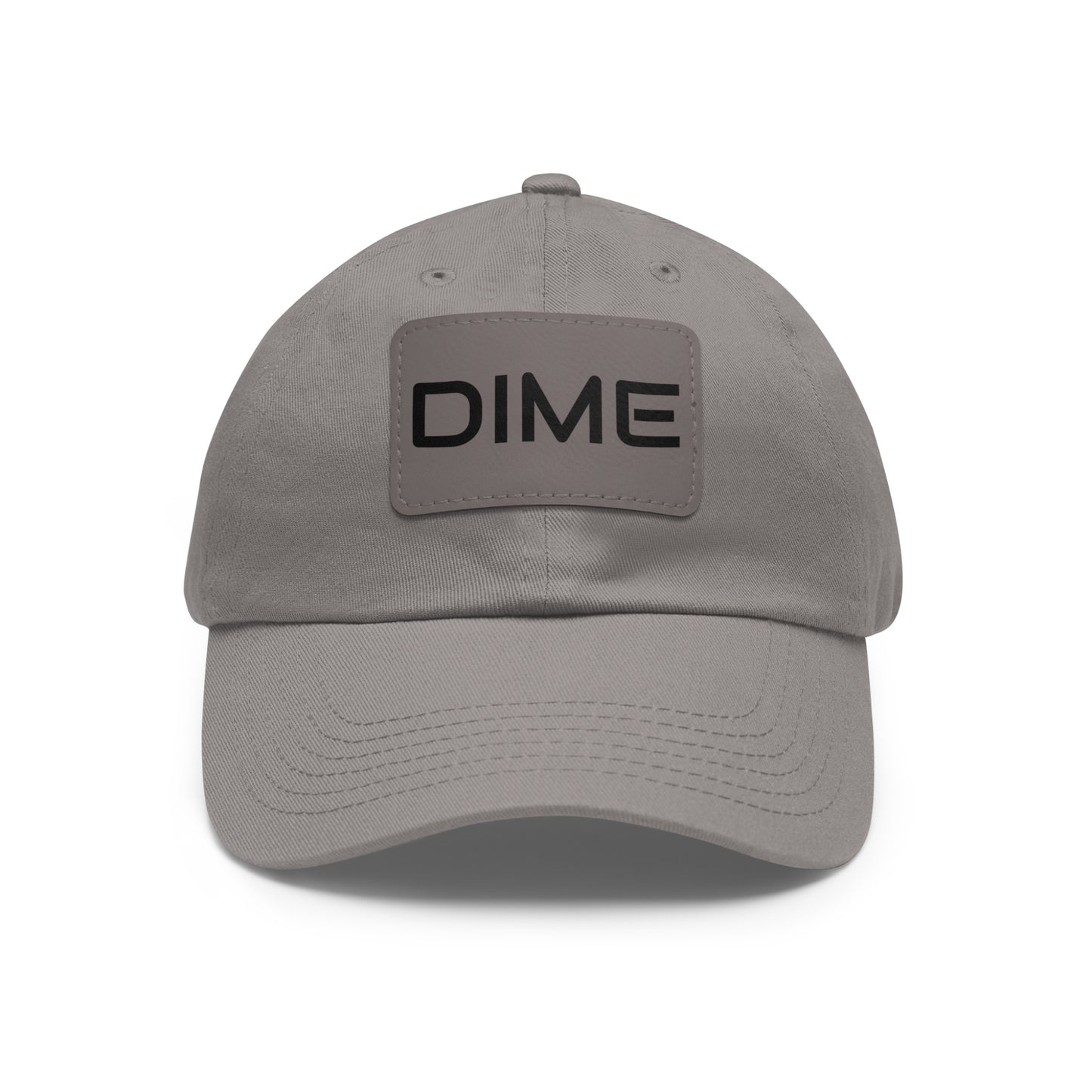 Dime Hat with Leather Patch (Rectangle)