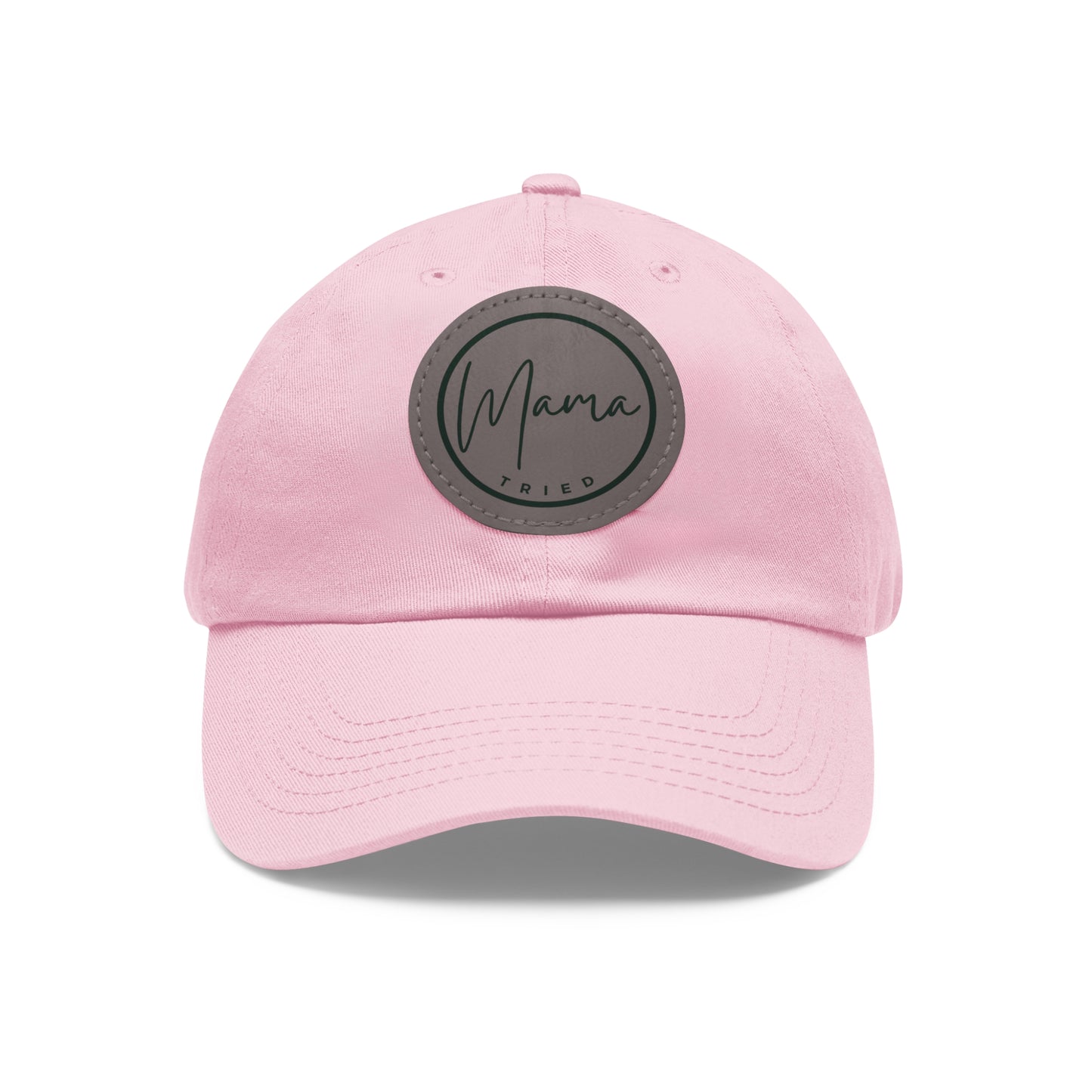 Mama Tried Hat with Leather Patch (Round)