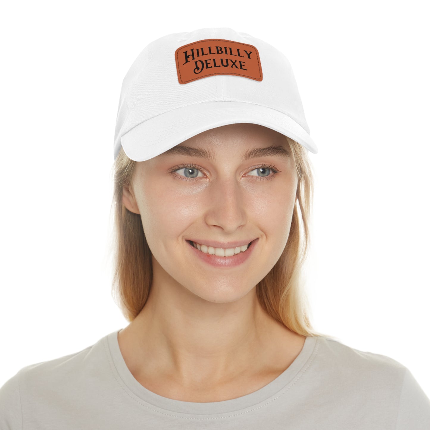 Hillbilly Deluxe Hat with Leather Patch (Rectangle)