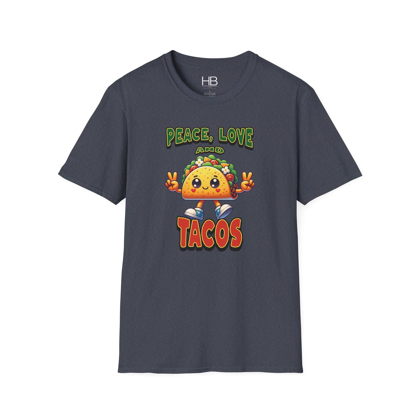 Peace Love and Tacos Unisex Softstyle T-Shirt