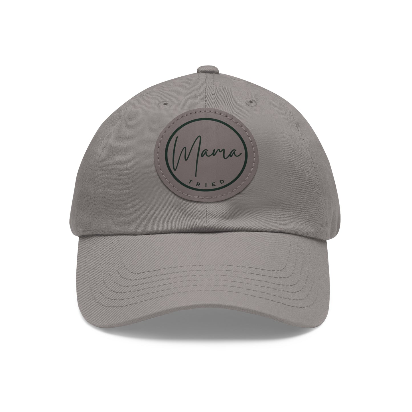 Mama Tried Hat with Leather Patch (Round)