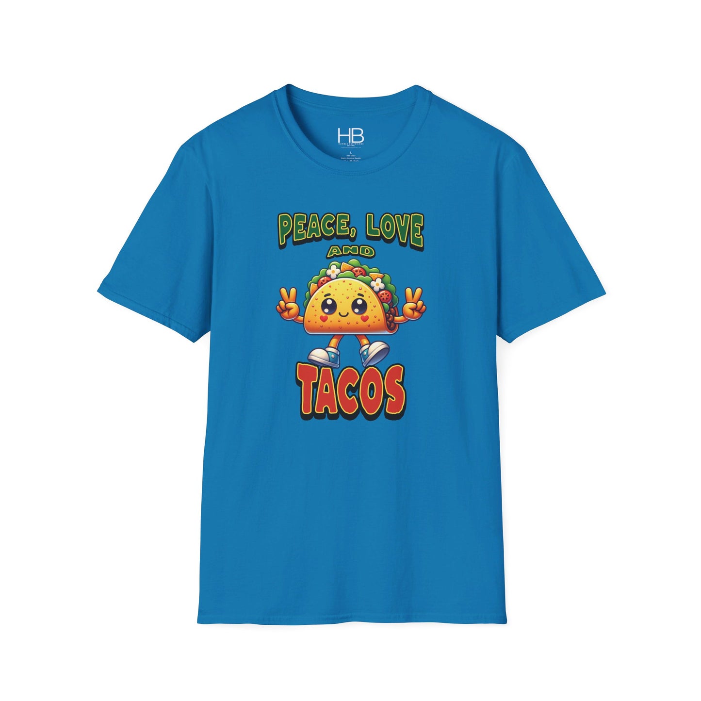 Peace Love and Tacos Unisex Softstyle T-Shirt
