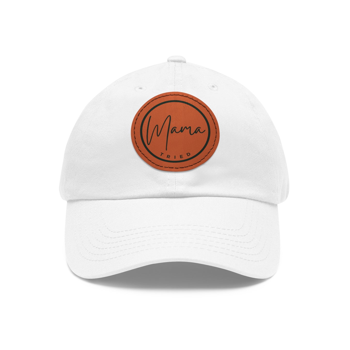 Mama Tried Hat with Leather Patch (Round)
