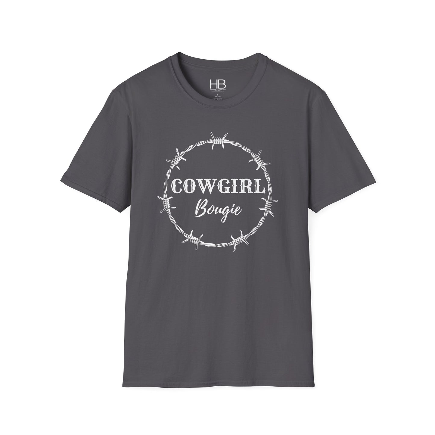 Cowgirl Bougie Barbed Wire Circle Unisex Softstyle T-Shirt