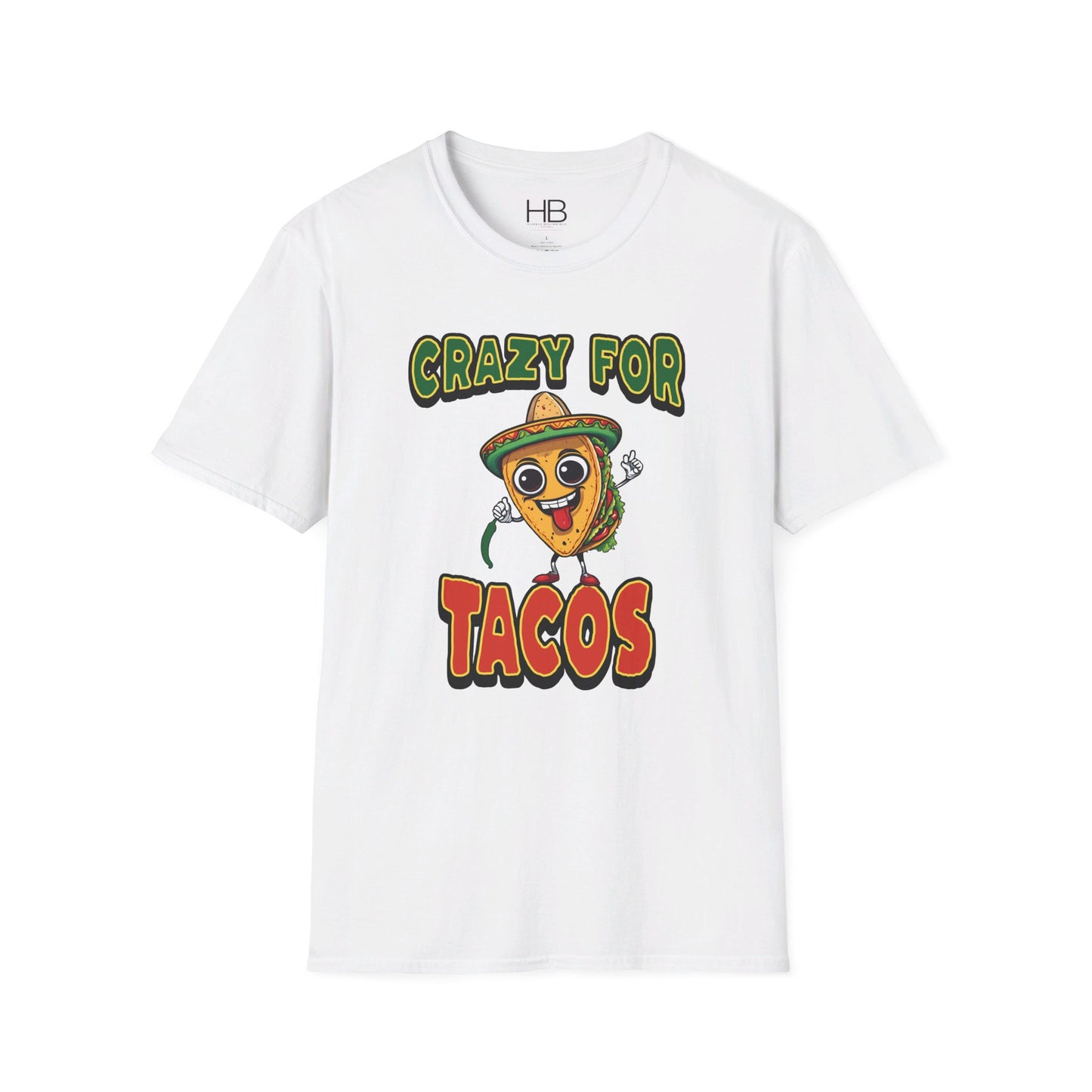 Crazy For Tacos Unisex Softstyle T-Shirt