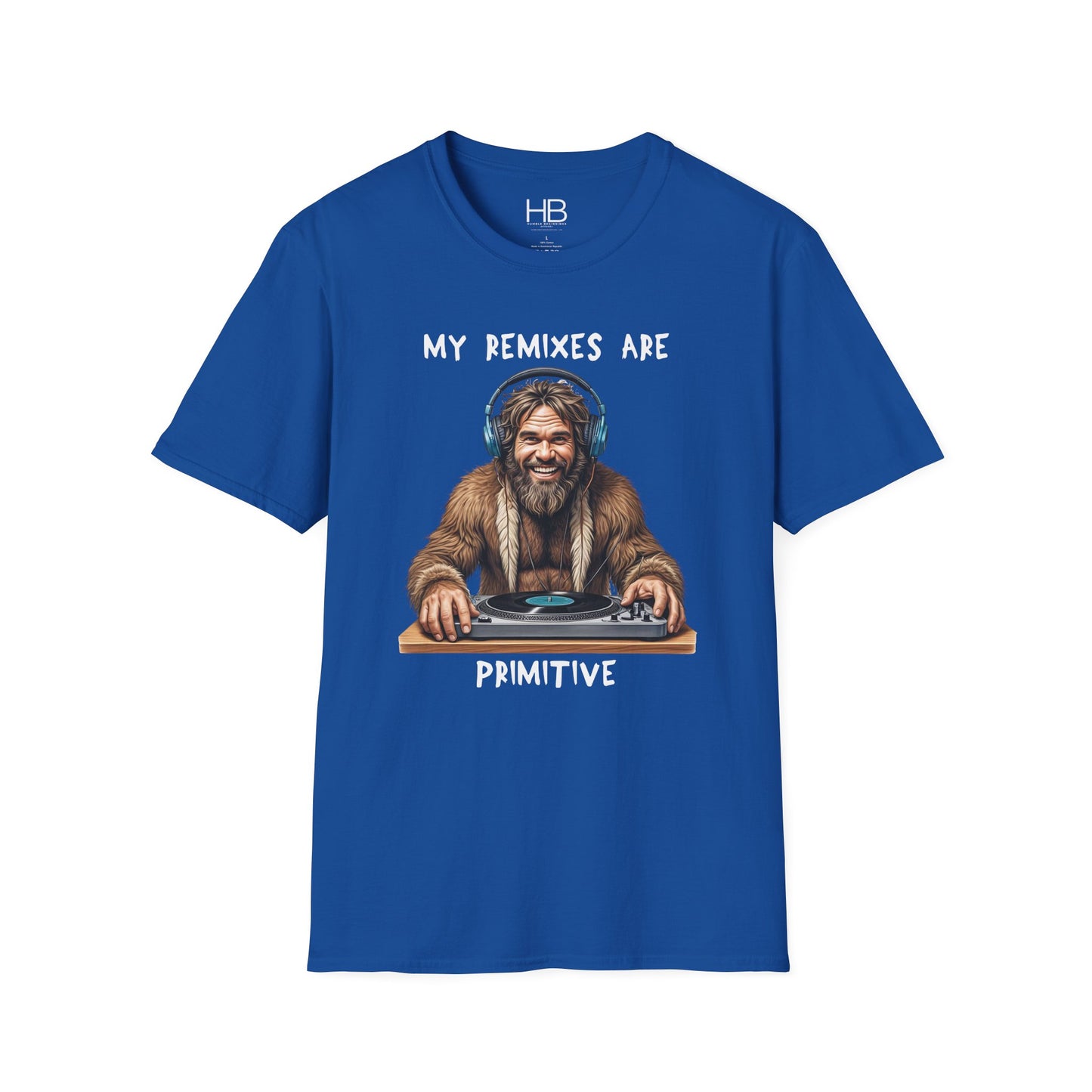 Caveman DJ Unisex Softstyle T-Shirt