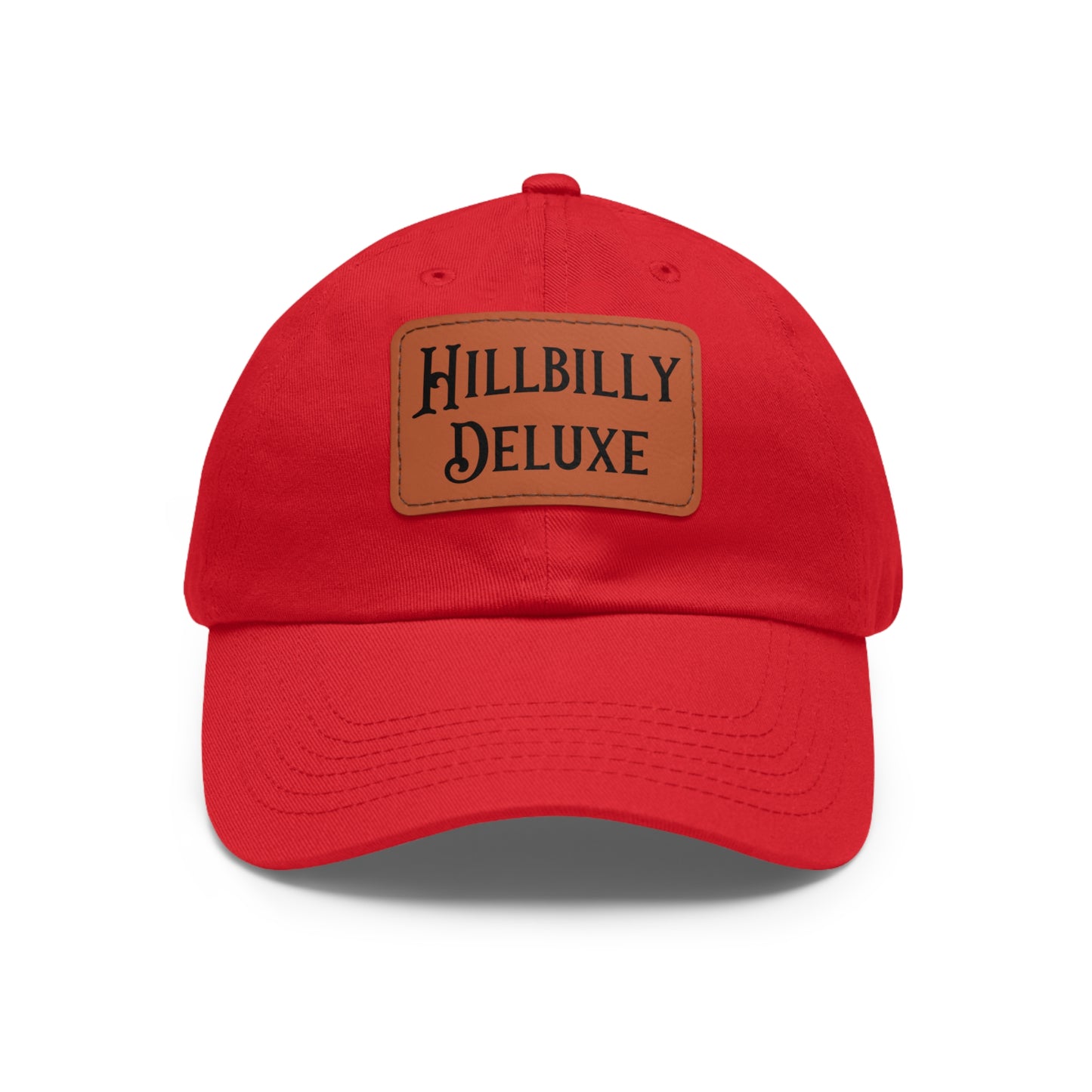 Hillbilly Deluxe Hat with Leather Patch (Rectangle)