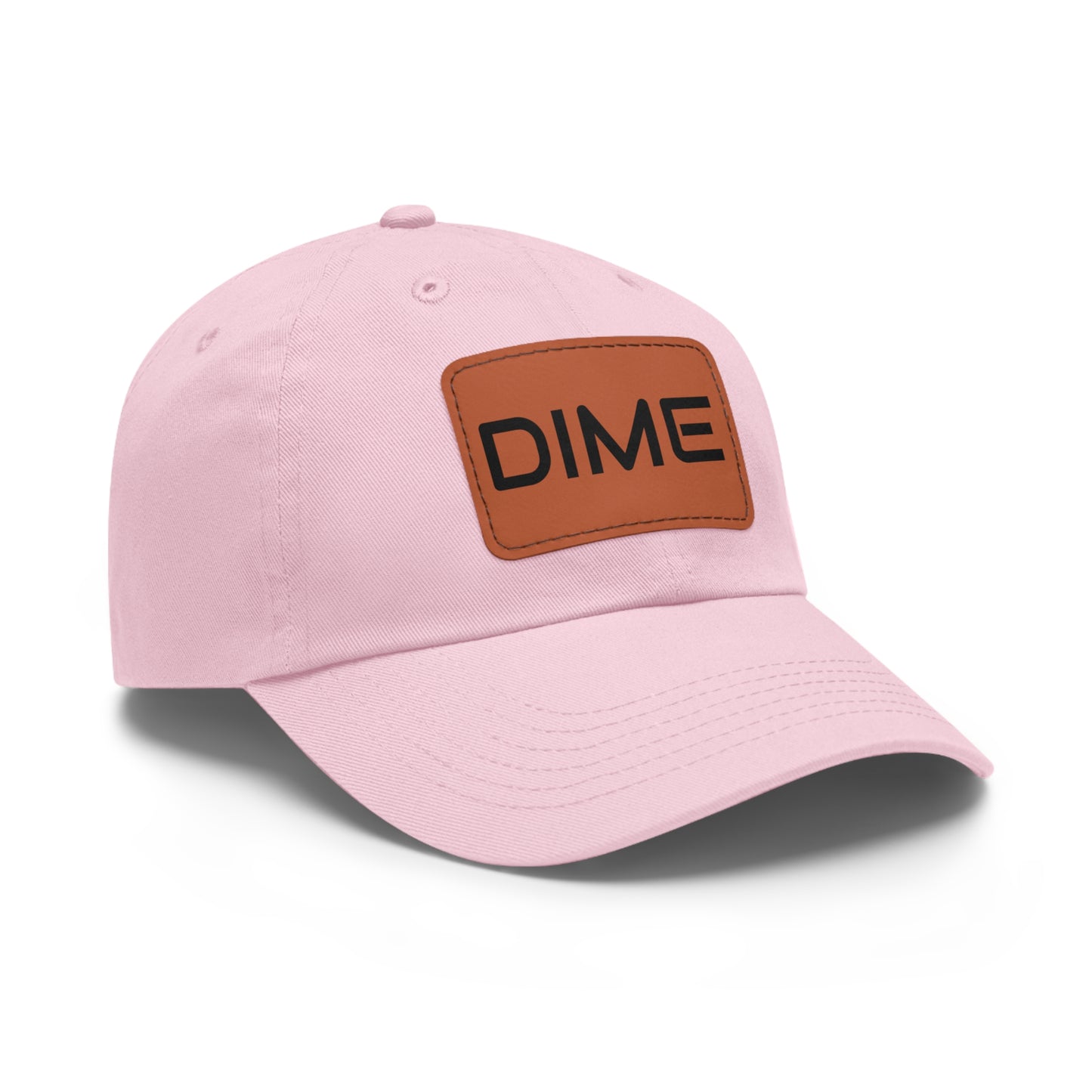 Dime Hat with Leather Patch (Rectangle)