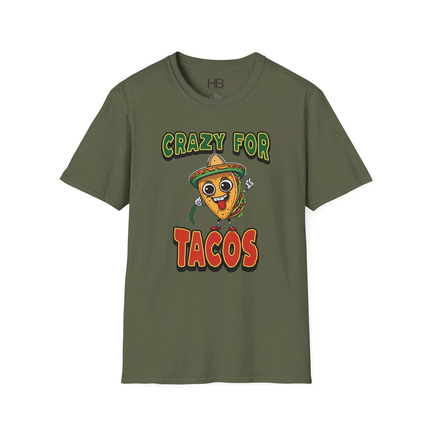 Crazy For Tacos Unisex Softstyle T-Shirt