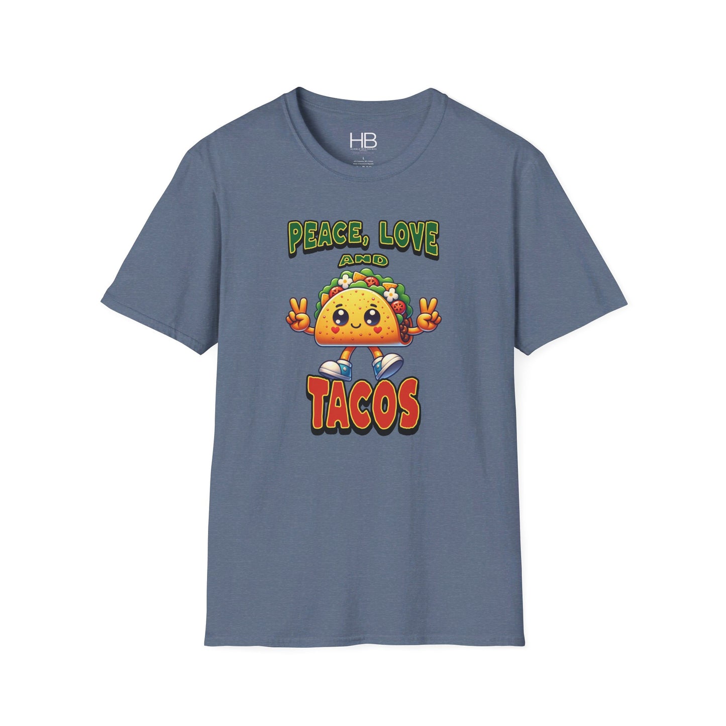 Peace Love and Tacos Unisex Softstyle T-Shirt