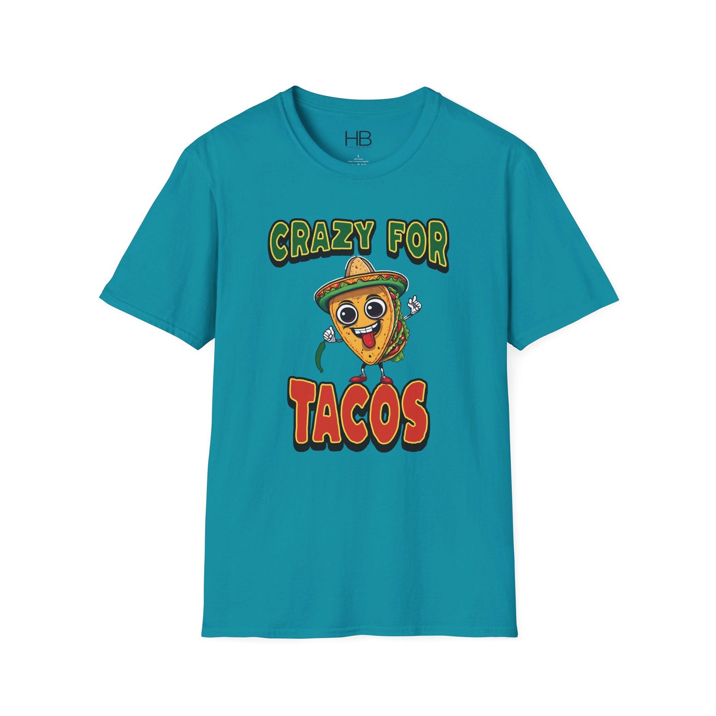 Crazy For Tacos Unisex Softstyle T-Shirt