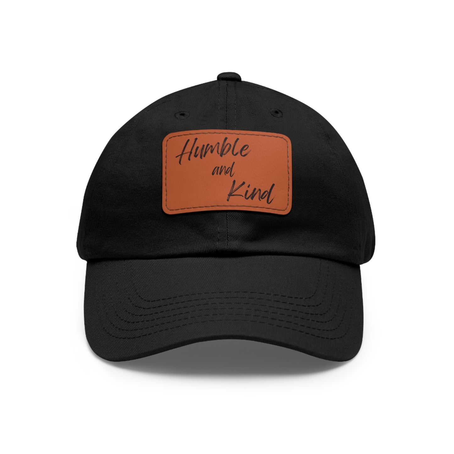 Humble and Kind Hat with Leather Patch (Rectangle)