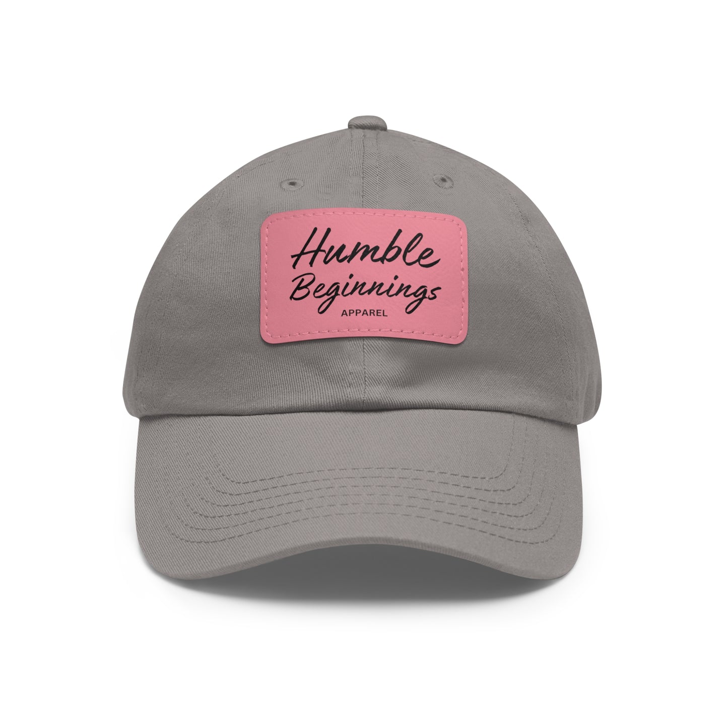 Humble Beginnings Hat with Leather Patch (Rectangle)