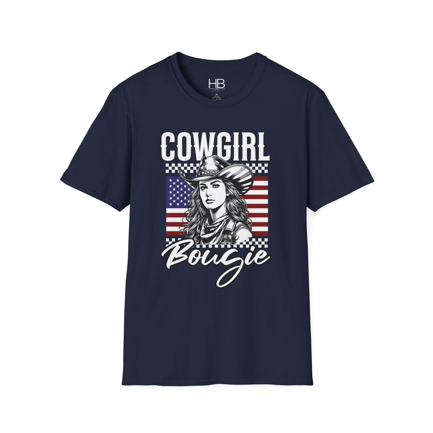 Cowgirl Bougie Flag T-Shirt