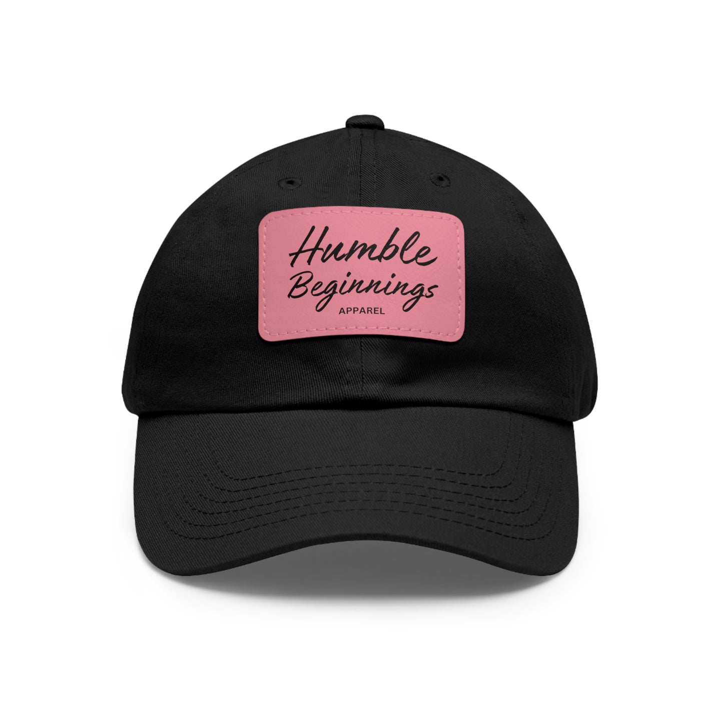 Humble Beginnings Hat with Leather Patch (Rectangle)