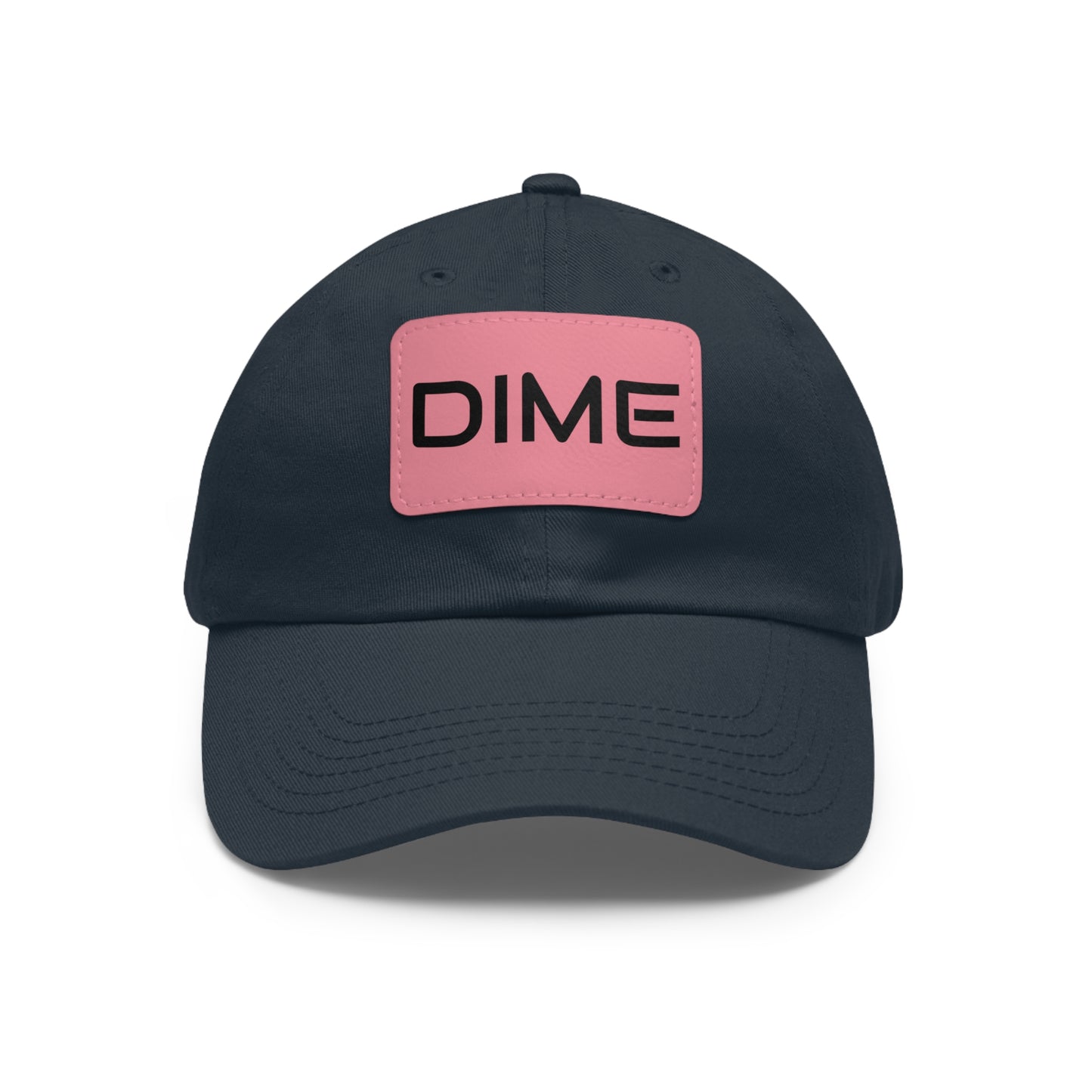 Dime Hat with Leather Patch (Rectangle)