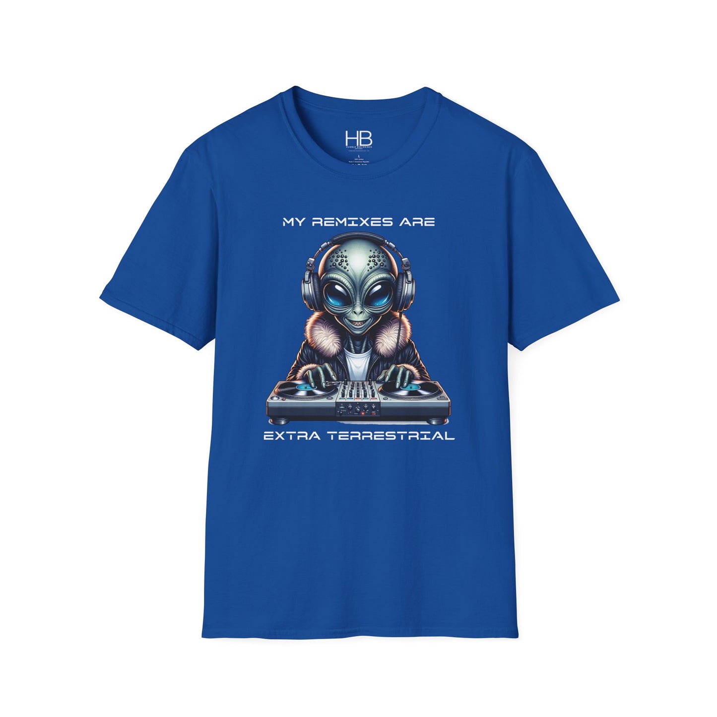 Alien DJ Unisex Softstyle T-Shirt