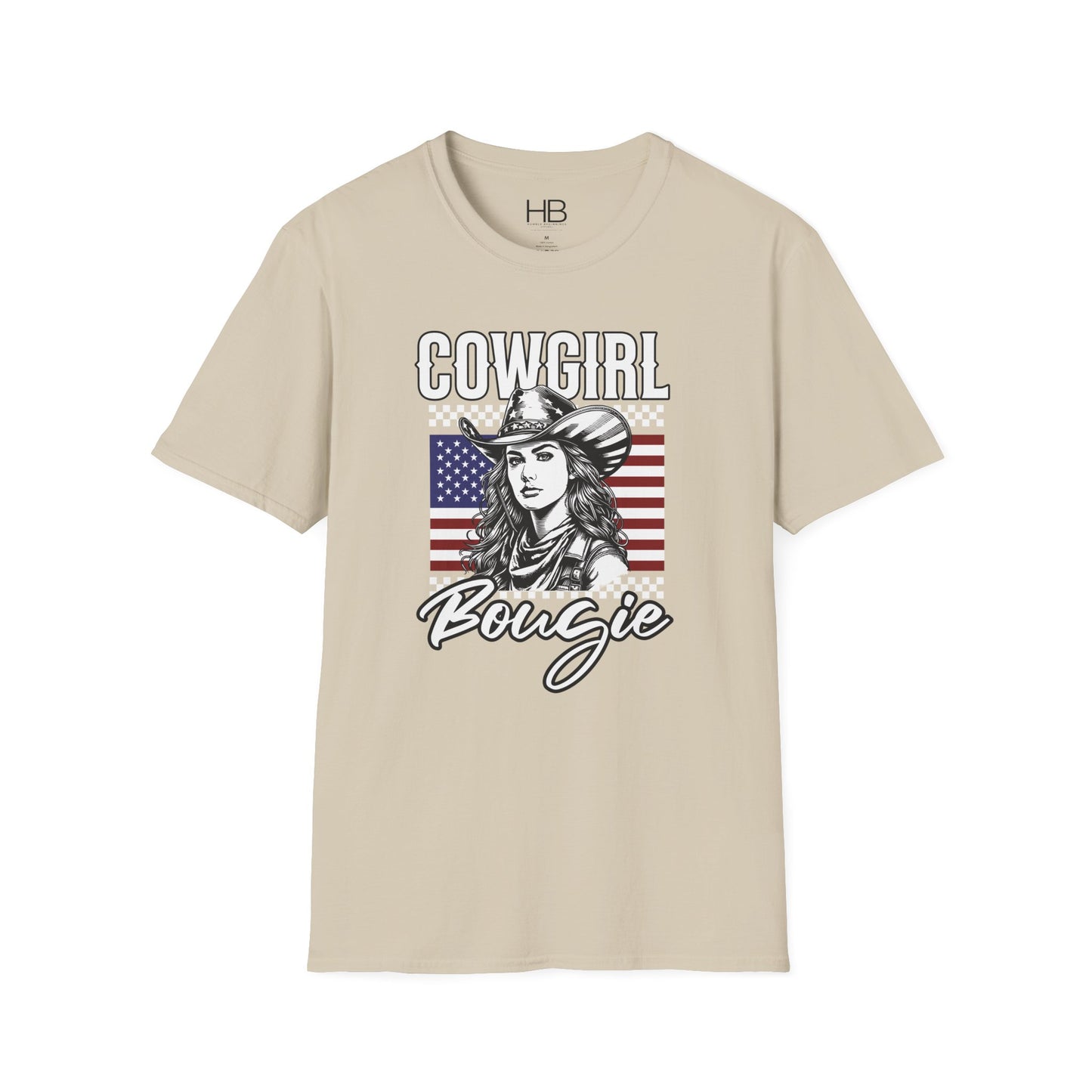 Cowgirl Bougie Flag T-Shirt