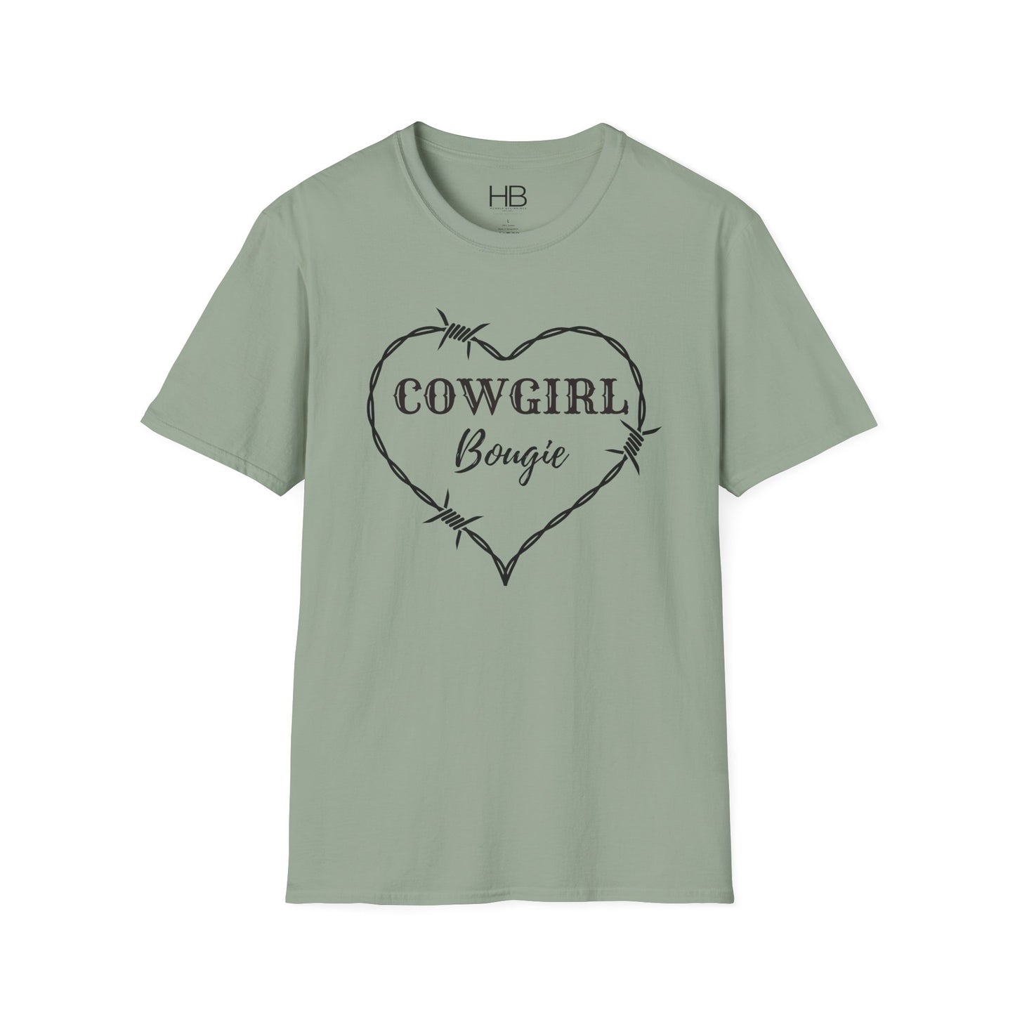 Cowgirl Bougie Barbed Heart Unisex Softstyle T-Shirt